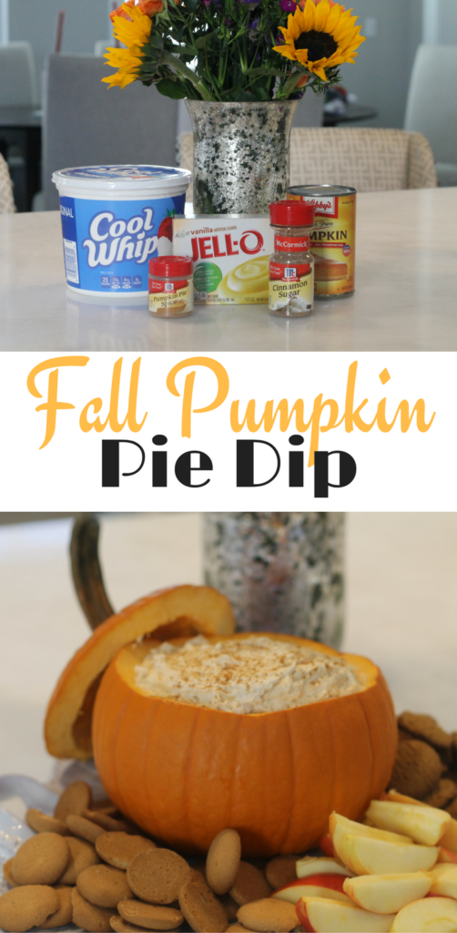 Fall Pumpkin Pie Dip that is so easy and delicious. It's as simple as three ingredients.
