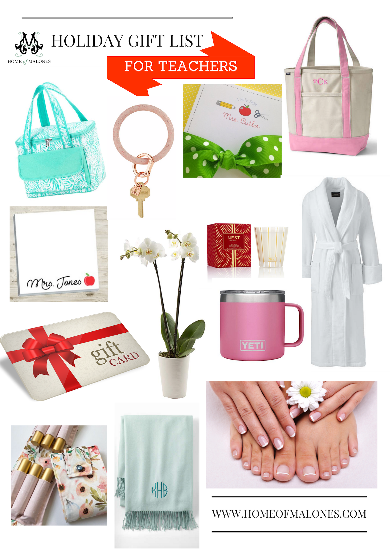 2018 Gift List for Teachers