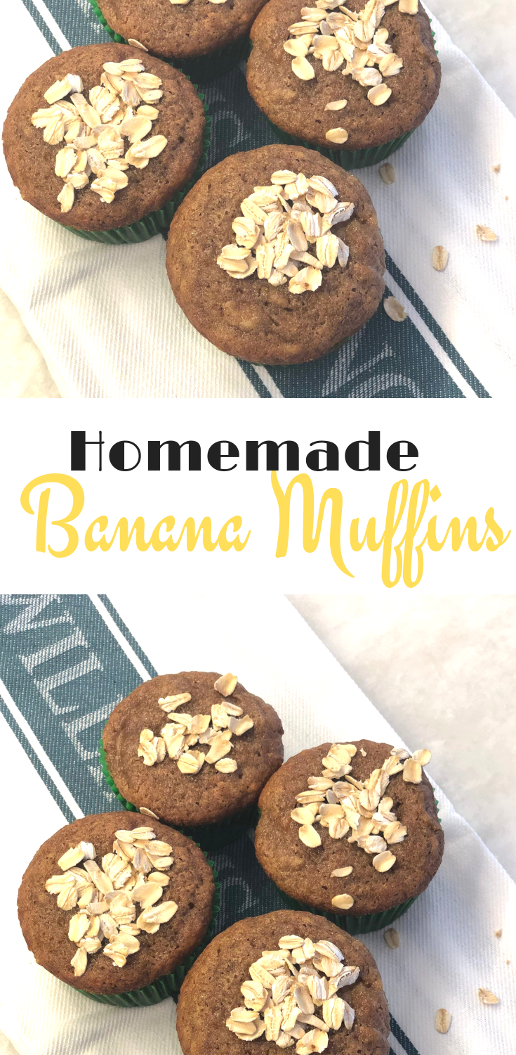 Homemade Banana Muffins