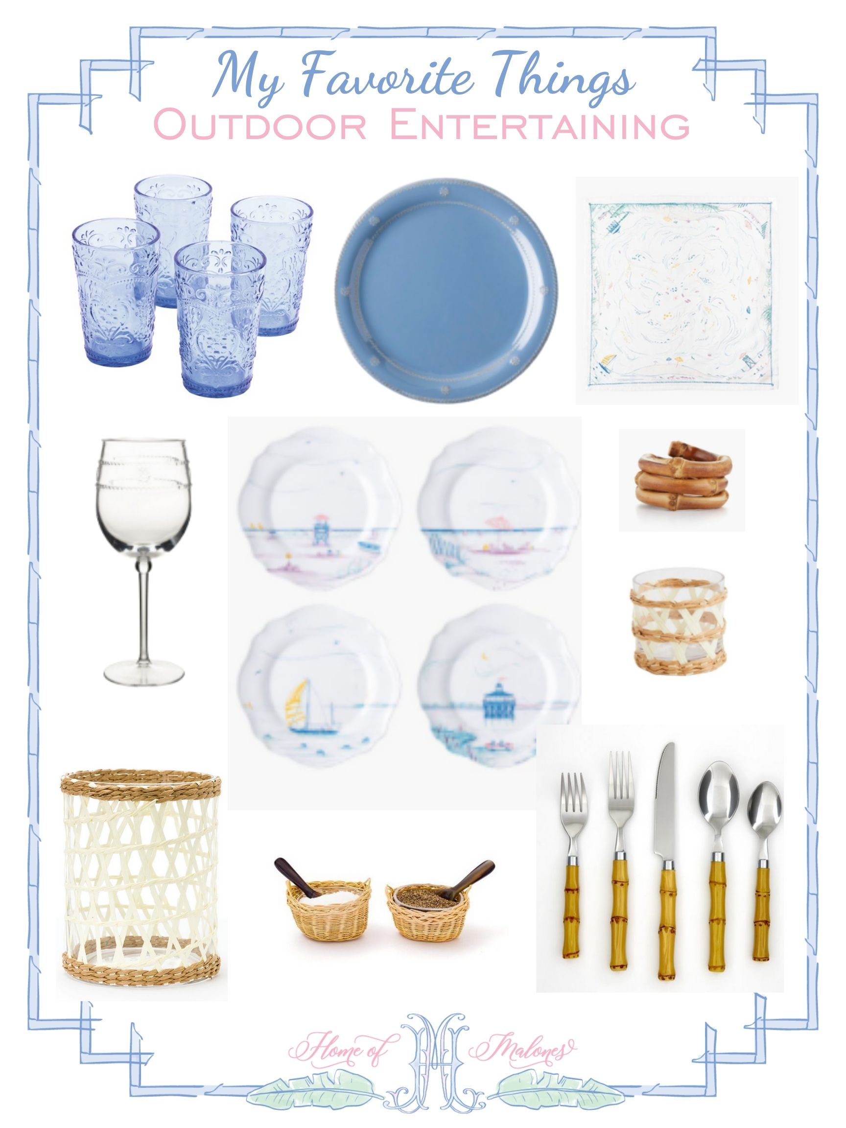 Coastal Blue Tablescape