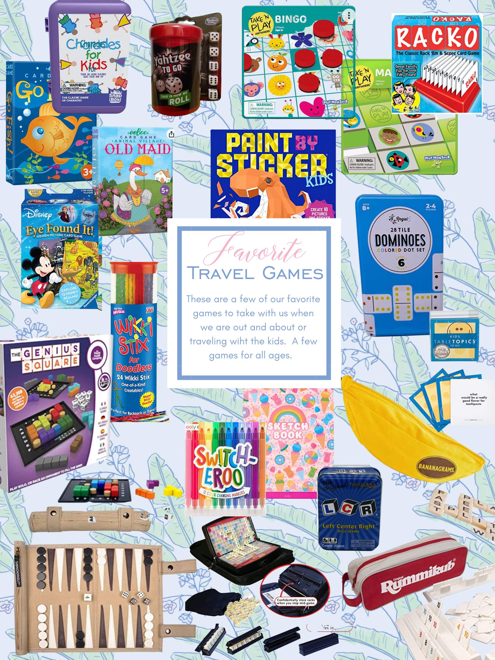 Our Favorite Travel Games for Kids - Home of Malones