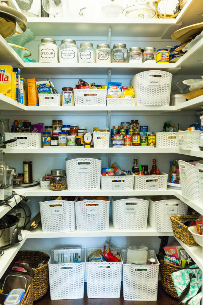 Organized Pantry - Home of Malones