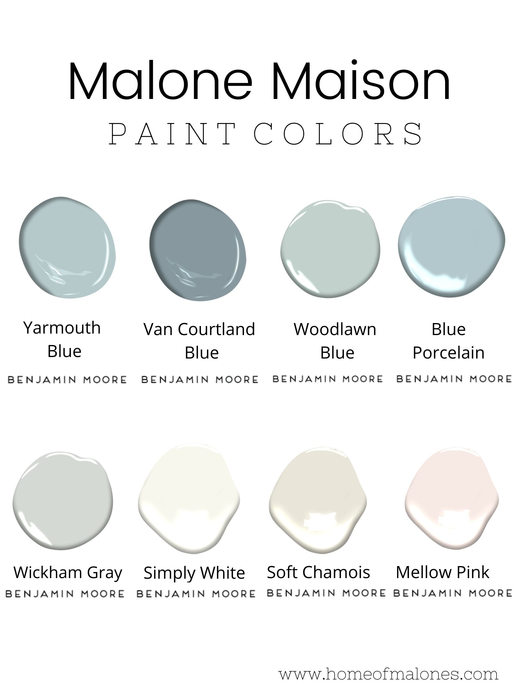 Malone Maison Our Paint Colors Home Of Malones